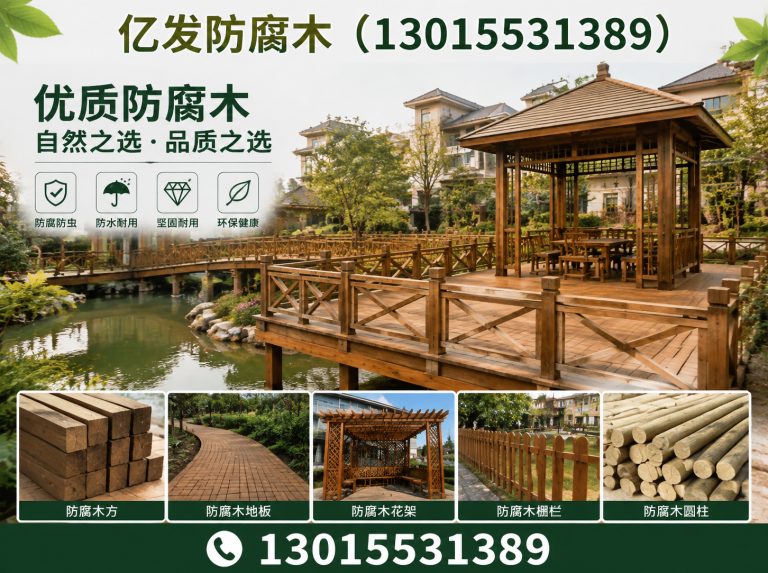 新郑市亿发防腐木展示图